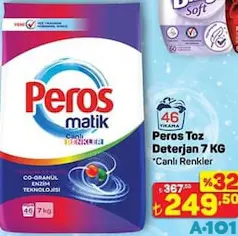 PEROS TOZ DETERJAN 7 KG PEROS TOZ DETERJAN 7 KG